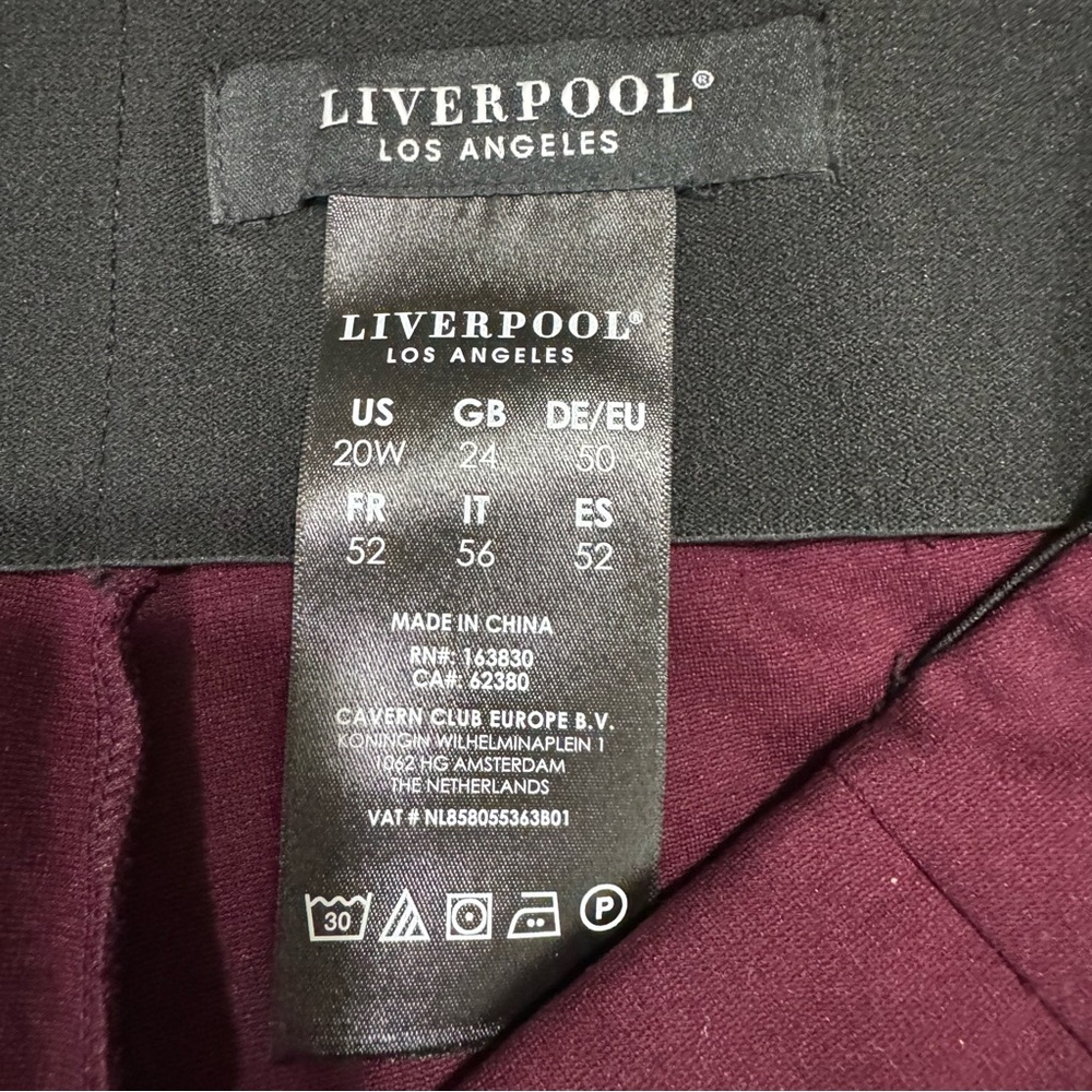 Liverpool Women's Burgundy Trousers - Picture 10 of 11